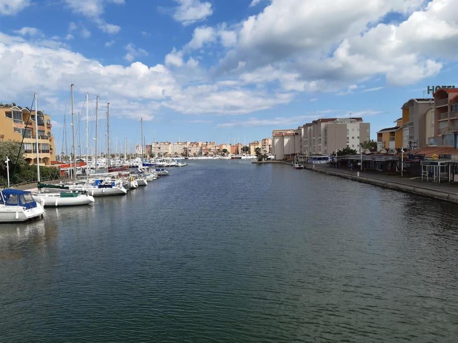 Appart. Calme 5 Pers Vue Sur Le Port De Gruissan Eksteriør bilde